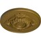 Ekena Millwork Monique Ceiling Medallion (Fits Canopies up to 3 3/4"), Hand-Painted Gold, 13 3/4"OD x 1"P CM13MOGLS - alternate 2